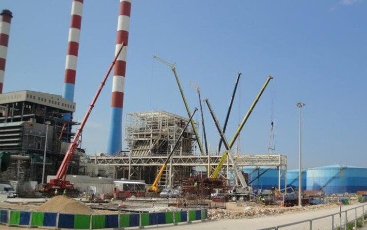 AZUR CHARPENTE - RACK POUR EDF (Ponteau) 700 Tonnes – Longueur 150m largeur 6.5m hauteur 21m