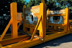 AZUR INDUSTRIES - Etudes et fabrication d’un châssis de transport pour Rotor - ArcelorMittal Fos sur Mer