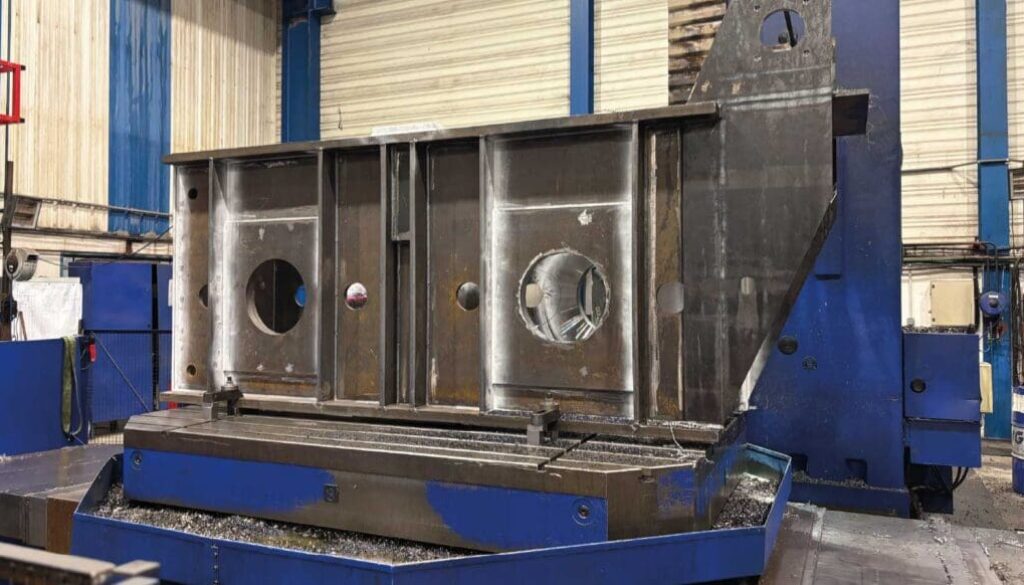 réalisation AZUR INDUSTRIES - USINAGE CORPS DE BOGGIE pour CNR-01