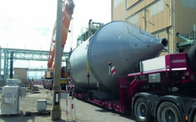 Bac et réservoir - Azur Industries - préfabrication réservoir de stockage pour Lyondellbasell berre