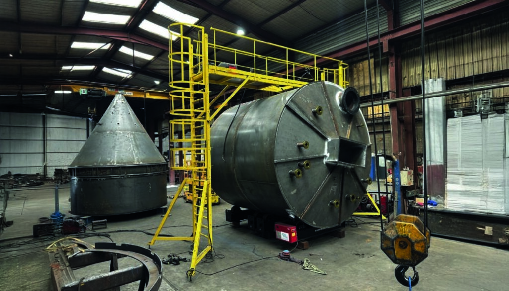 Prefabrication réservoir de stockage - Bureau d'études - Azur Industries - Lyondellbasell