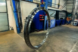 Usinage - Azur Industries - BRIDE DIAMETRE 1345 POUR CONDENSEUR - ARCELOR