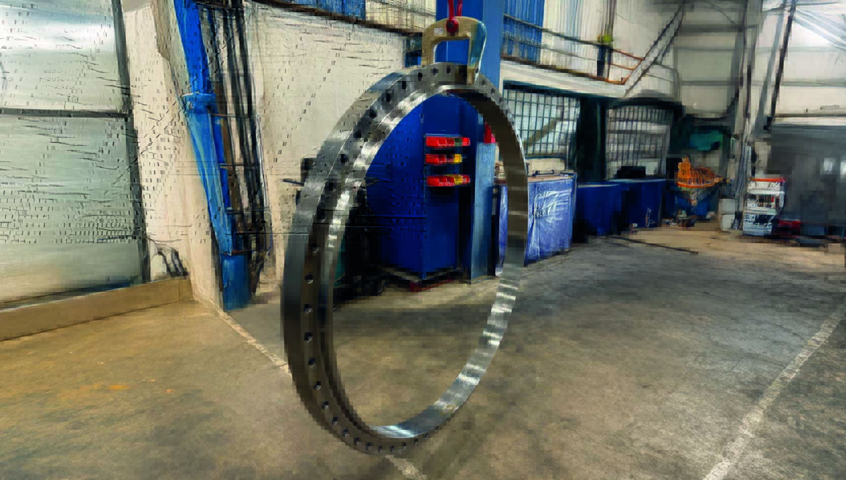 Usinage - Azur Industries - BRIDE DIAMETRE 1345 POUR CONDENSEUR - ARCELOR