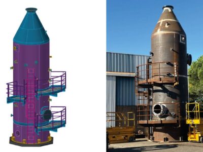 Azur Industries - BUREAU D'ÉTUDES - étude et fabrication ballon pour Naphtachimie - novembre 2025