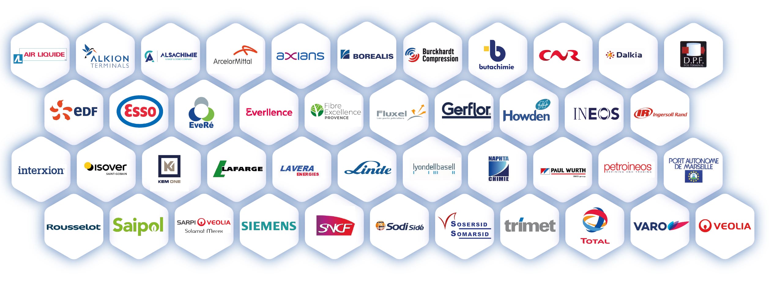 Logos clients Azur Industries