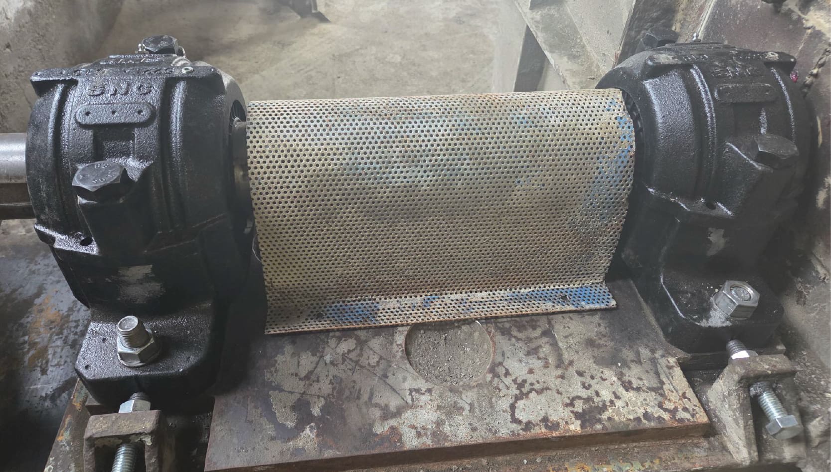 Remplacement palier - Ventilateur V3 - Vicat Nice - Azur Industries - Turbomachine (3)