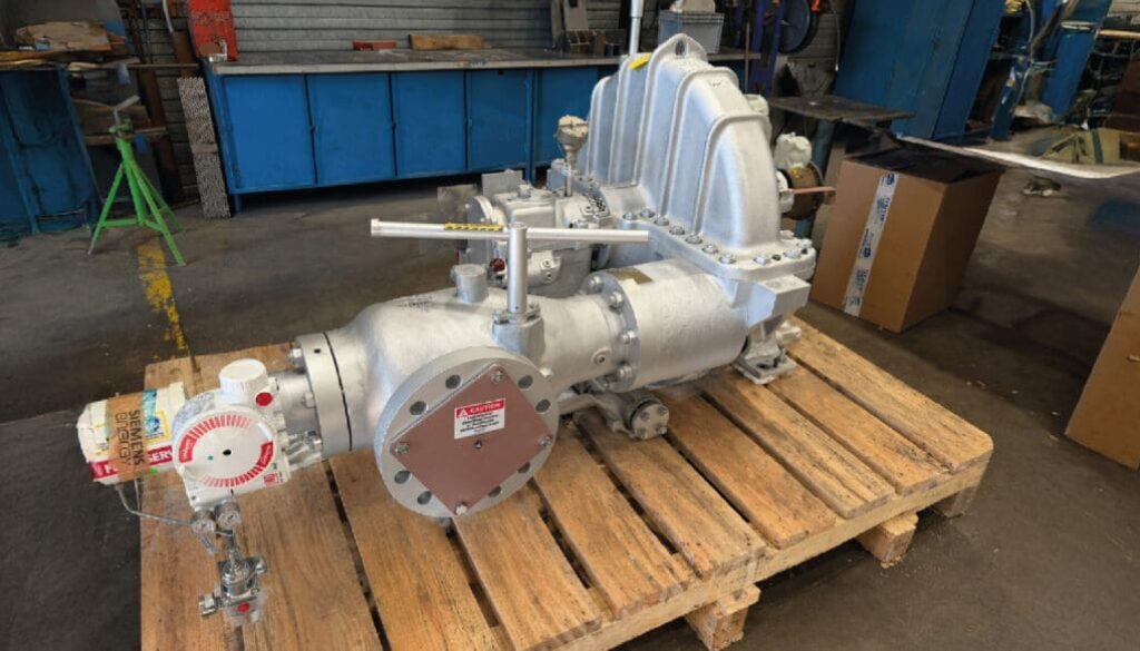 azur industries - Échange standard d'une turbine à vapeur pour Lavera Energie