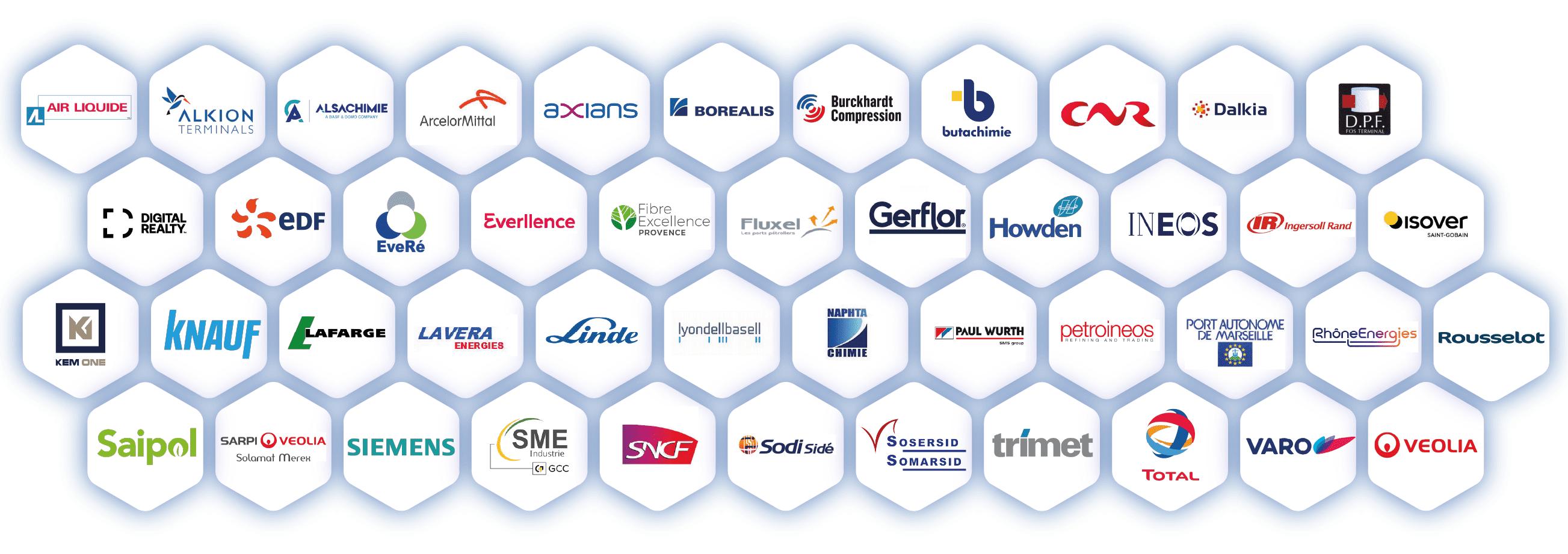 Logos clients Azur Industries