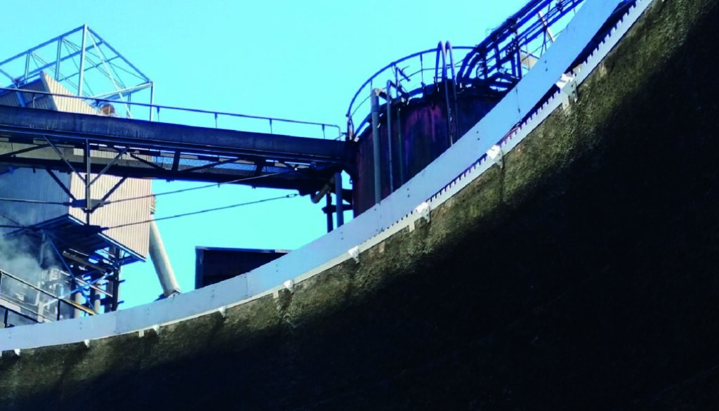 Azur Industries - Serrurerie - Fabrication et pose d’une nouvelle couronne en inox 316L pour ArcelorMittal (1)
