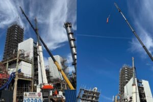 REMPLACEMENT RESEAU TORCHE BENZENE - PETROINEOS - 2025 - Azur Industries